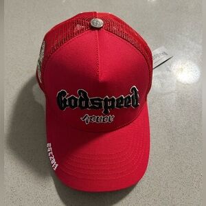 Godspeed Red Trucker Hat
